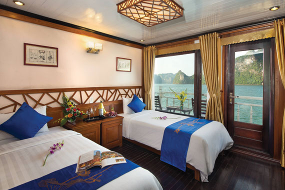 Twin Deluxe Balcony Cabin